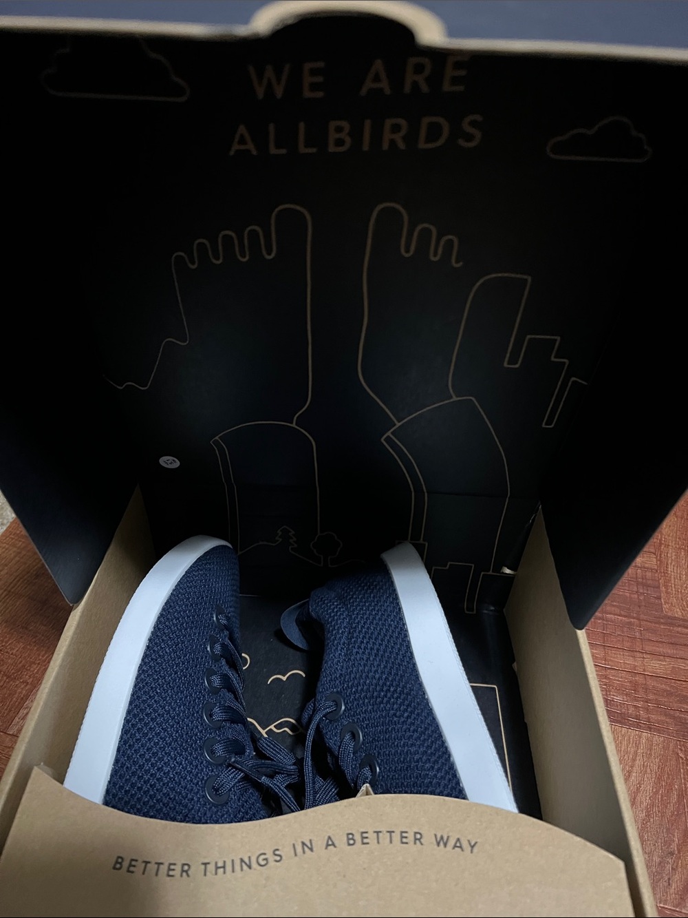 Allbirds Tree Pipers , Moonrise women’s 10 navy blue - Picture 3 of 13